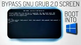 Stuck in GNU Grub 2.0 Screen? Try this!