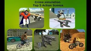 ► Superhero vs Miami Crime Simulator 2 vs Panda Superhero vs Survival Land vs Space Gangster 2