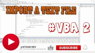 [Excel VBA] : Import a Text file to Excel via VBA
