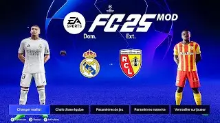 REAL MADRID - RC LENS | FC 24 MOD 24/25 Realistic Ultimate Difficulty Career Mode | FC 25 MOD