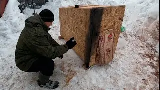 Выселяем собаку потому что она разгромила сарай
