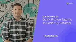 Quick Python tutorial (under 15 minutes)!