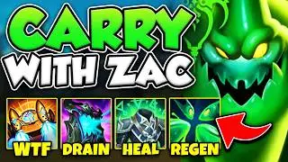 YOU'RE PLAYING ZAC JUNGLE WRONG! THIS IS THE TRUE CARRY BUILD!
