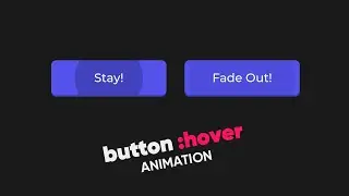 CSS Button Animation on Hover