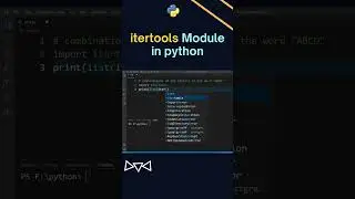 What is itertools Module in Python ? How to find Combination of Letters of Word in Python ? #shorts