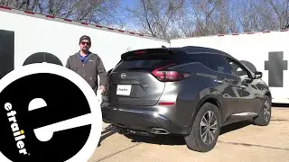 Step-By-Step Installation Tutorial for the etrailer Trailer Hitch Receiver on a 2023 Nissan Murano