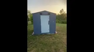 Safe Shed storm-tornado shelter.