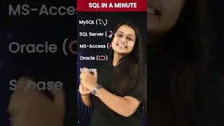 Different types of RDBMS explained 😎 | SQL in a Minute #mysql #datascience