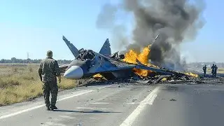 LEGENDARY F-14 TOMCAT OVER CRIMEA! Russian SU-57s suffered a crushing defeat in the air battle!