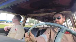 ECTO-1 arriving to Ghostbusters-FROZEN EMPIRE premiere