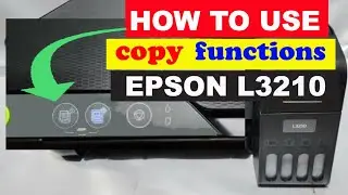 how to use copy function on EPSON L3210 printer