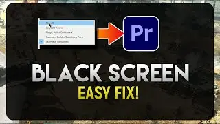 How to Fix Premiere Pro Black Screen Error [EASY]