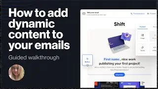 How to add dynamic content to emails using the condition builder