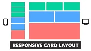 Responsive CSS Card Layout - Using Flexbox - CSS & HTML