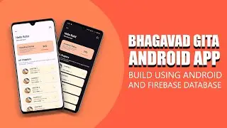 Bhagavad Gita Android App | Build using Android ( Java ) and Firebase on Android Studio 🔥
