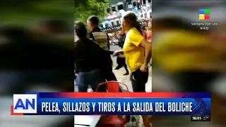 🛑 Pelea, sillazos y tiros a la salida de un boliche