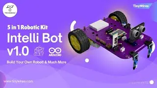 Intelli Bot V1 - 5-in-1 Robotics Kit By TinyWires  | Powered by Techeonics