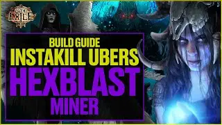 Path of Exile  | DELETE UBER BOSSES | Hexblast Miner Build Guide