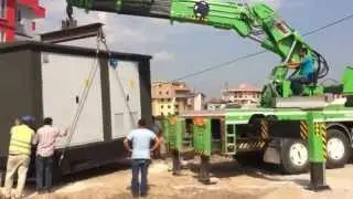 MPG 130 TM Knuckle Boom Crane - Transformer Box Removing Part-3