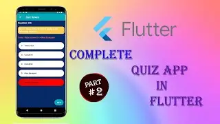 Complete Quiz App In Flutter Part 2 || In Hindi || Flutter Quiz App In Hindi