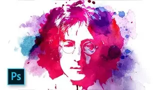 Cara Edit Foto Potrait Watercolor - Efek Lukisan Watercolor - Photoshop Tutorial Indonesia
