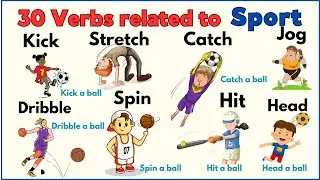 Lesson 76: Action Verbs in Sport | Learn English Vocabulary 