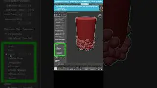 Quick Object Duplication in 3ds Max: Using Built-In Scatter #shorts #3dsmax