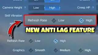 NEW ADDED ANTI LAG AND FPS DROP FEATURE IN MOBILE LEGENDS IS NOW AVAILABLE! TRY IT NOW!