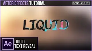 After Effects Tutorial: Liquid Text Effect - Motion Graphics