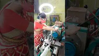 Motor Pulley Installation For Lathe Machine 