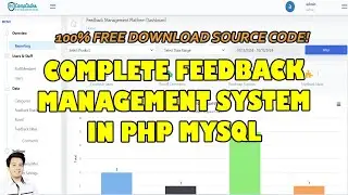 Complete Feedback Management System in PHP MySQL | Free Source Code Download