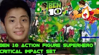 BEN 10 ACTION FIGURE SUPER HEROB CRITICAL IMPACT SET (UNBOXING AND REVIEWING)