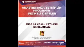 Miro ile Çoklu Katılımcı İçerik Analizi - Dr. Öğretim Üyesi Engin KAPKIN