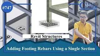 Revit Structure: How to Insert Reinforcement in Footing Using a Single Section || Assigning Rebars