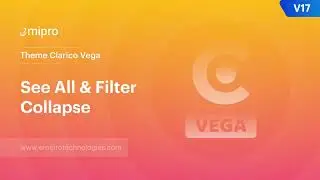 See All & Filter Collapse | Theme Clarico Vega V17
