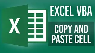 Excel VBA Tutorial for Beginners 7 - Copy And Paste Cell Data In VBA