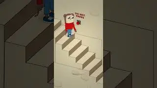 What's wrong with these stairs? Infinite Stairs ILLUSION! (Animation meme) 
