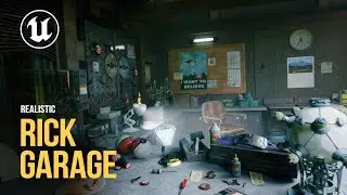 REALISTIC RICK GARAGE | UNREAL ENGINE 5