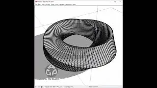 3d modeling a MÖBIUS STRIP form using Sketchup