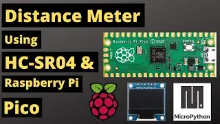 Distance Meter Using HC-SR04 and Raspberry Pi Pico #raspberrypi #raspberrypipico