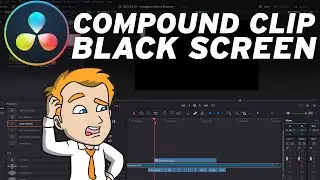 BLACK SCREEN FIX When using Compound Clips [Davinci Resolve 17.2]