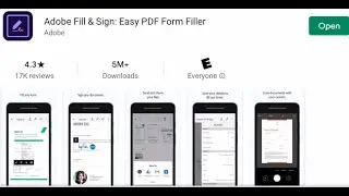 How To Sign, Fill In PDF's With Adobe Fill & Sign: Easy PDF Form Filler FOR FREE On ANDROID & iPhone