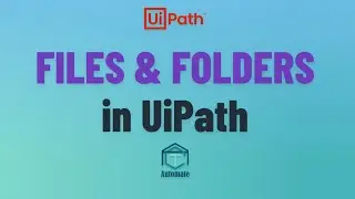 UiPath | Files & Folders in UiPath | Get Files | Get Folders | Get Subfolders | Read Text | VB.Net