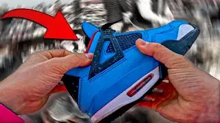 JORDAN 4 TRAVIS SCOTT LA PIAȚA DE VECHITURI
