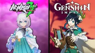 Genshin Impact Archons Ultimate VS Honkai Impact Valkyrja Ultimate