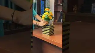 Waste to Best — Recycled Flower Vase DIY Craft 