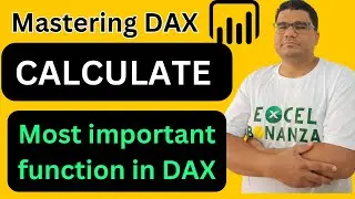 CALCULATE function in Power BI DAX Beginnner to Advanced | Learn all CALCULATE secrets