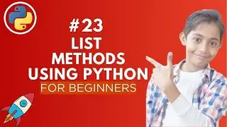 List Method in Python | Python Tutorial - Day #23