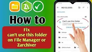 How To fix cant use this folder | cant use this folder to protect your privacy fix