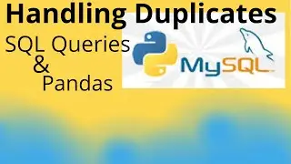 HOW TO: MYSQL | PYTHON DEALING WITH DUPLICATE DATA